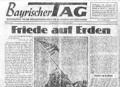 Bayrischer Tag, 18.8.1945